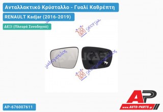 Κρύσταλλο Καθρέφτη Θερμαινόμενο (Δεξί) RENAULT Kadjar (2016-2019)