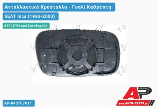 Κρύσταλλο Καθρέφτη Θερμαινόμενο (CONVEX Glass) (Δεξί) SEAT Inca (1993-2003)