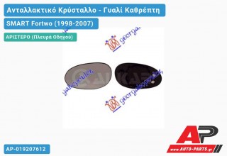 Κρύσταλλο Καθρέφτη Θερμαινόμενο (FLAT Glass) (Αριστερό) SMART Fortwo (1998-2007)