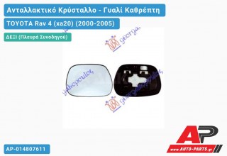 Κρύσταλλο Καθρέφτη ΘΕΡΜΑΙΝ (Δεξί) TOYOTA Rav 4 (xa20) (2000-2005)