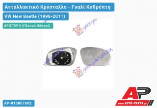 Κρύσταλλο Καθρέφτη -02 (Αριστερό) VW New Beetle (1998-2011)