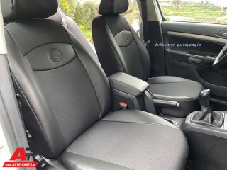 Καλυμμάτων για Καθίσματα Αυτοκινήτων μπροστά - PREMIUM σε μαύρο χρώμα - αυτοκίνητο πελάτη μας