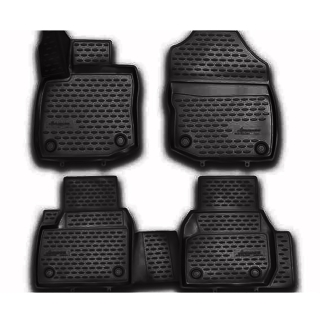Άοσμα Μαύρα Πατάκια Σκαφάκια 3D για TOYOTA Corolla (E21)  (2019+) - 4-ΘΥΡΟ - Συμβ: ΜΗ Υβριδικό
