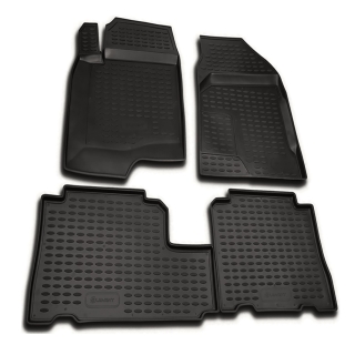 Άοσμα Μαύρα Πατάκια Σκαφάκια 3D για CHEVROLET Chevrolet Captiva (2007-2012)