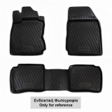 Πατάκια Σκαφάκια Μαύρα Element για NISSAN Almera (N16)  (2000-2006) - Συμβ: Sedan