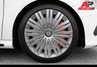 Άθραυστα Τάσια AK 13" Ασημί για MERCEDES-BENZ (A-Class, B-Class, C-Class κα.) (4 τμχ)