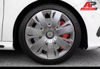 Άθραυστα Τάσια AK 15" Ασημί για MERCEDES-BENZ (A-Class, B-Class, C-Class κα.) (4 τμχ)