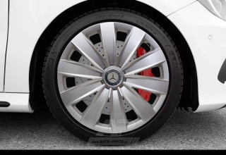 Άθραυστα Τάσια AK 15" Ασημί για MERCEDES-BENZ (A-Class, B-Class, C-Class κα.) (4 τμχ)