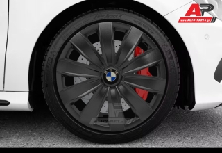 Άθραυστα Τάσια AK 15" Μαύρα για BMW (Σειρά 1, Σειρά 3 κα.) (4 τμχ)