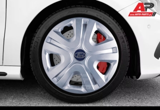 Άθραυστα Τάσια AK 13" Ασημί για FORD (KA, Fiesta, Focus, Transit κα.) (4 τμχ)