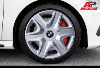 Άθραυστα Τάσια AK 14" Ασημί για BMW (Σειρά 1, Σειρά 3 κα.) (4 τμχ)