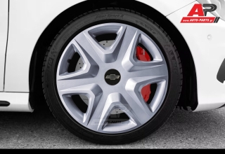 Άθραυστα Τάσια AK 14" Ασημί για CHEVROLET (Aveo, Matiz, Cruze, Spark κα.) (4 τμχ)