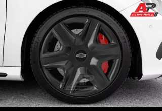 Άθραυστα Τάσια AK 14" Μαύρα για CHEVROLET (Aveo, Matiz, Cruze, Spark κα.) (4 τμχ)