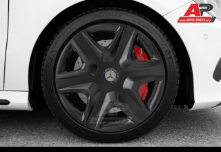 Άθραυστα Τάσια AK 14" Μαύρα για MERCEDES-BENZ (A-Class, B-Class, C-Class κα.) (4 τμχ)