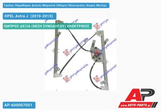 Γρύλος Παραθύρου Δεξιός Μπροστά (5Θυρο) Ηλεκτρικός (Χωρίς Μοτέρ) OPEL Astra J [5θυρο,Station Wagon] (2010-2013)